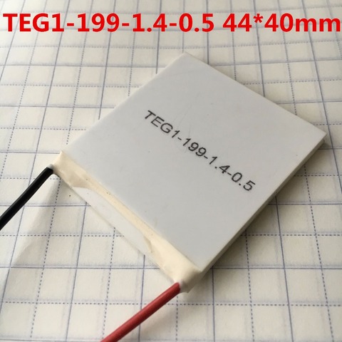 2pcs High temperature resistant industrial thermogenerator TEG1-199-1.4-0.5 44*40mm Thermoelectric Power generating Module ► Photo 1/1