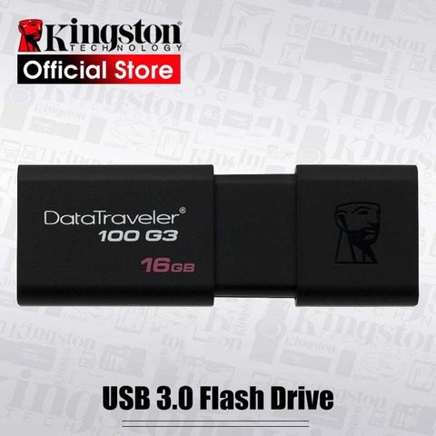 Kingston DT100G3 128GB USB Flash Drives 16GB 32GB 64GB USB 3.0 Pen Drive high speed PenDrives USB Stick ► Photo 1/6