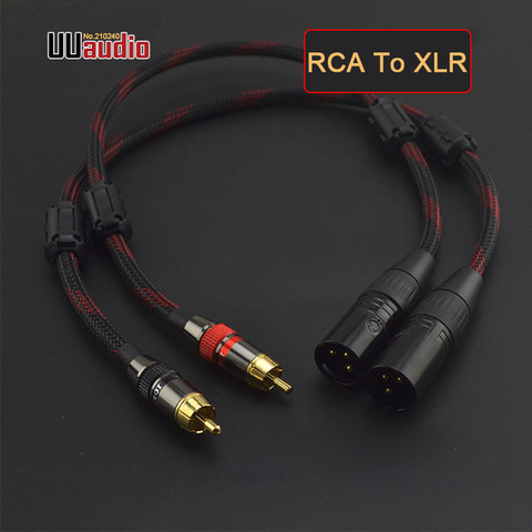 1Pair HIFI RCA to XLR Audio Cable Male To Female ( Male To Male) / 0.5m 1m 1.5m 2m 3m 5m ► Photo 1/3