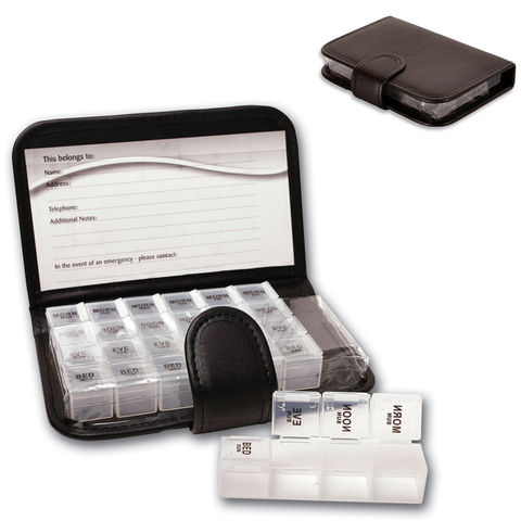 7 Day Weekly Pill Travel Medicine Box Dispenser Tablet Holder Organiser 7 Day Pill Wallet ► Photo 1/1