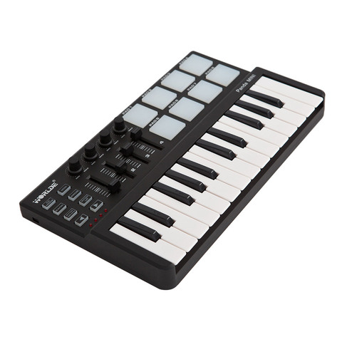 High Quality Worlde Panda Mini 25-Key USB Keyboard and Drum Pad MIDI Controller Portable ► Photo 1/6
