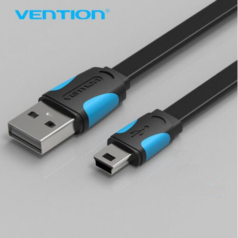 Vention mini usb cable 0.5m 1m 1.5m 2m mini usb to usb data charger cable for cellular phone MP3 MP4 GPS Camera HDD Mobile Phone ► Photo 1/6