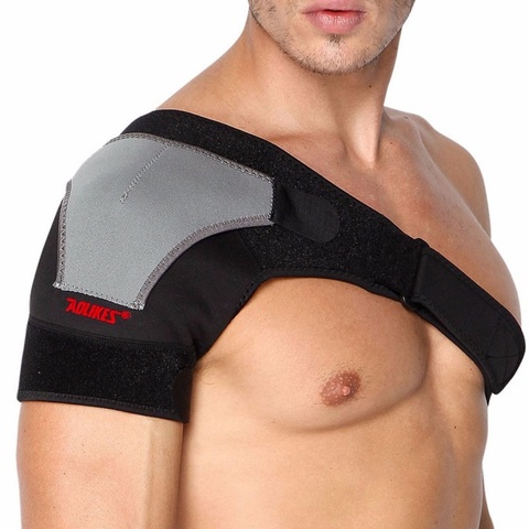 Adjustable Breathable Gym Sports Care Single Shoulder Support back