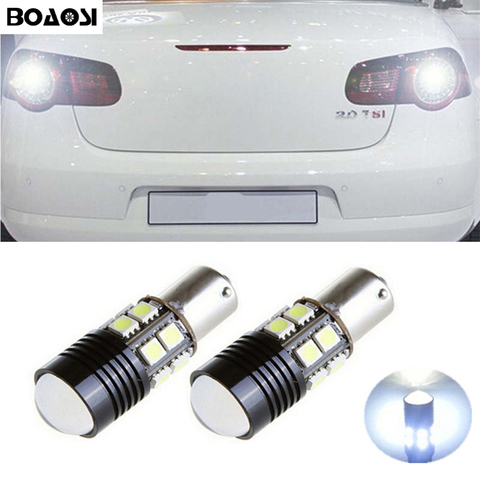 BOAOSI 2x Car 1156 BA15S LED 360 degree backup reverse light lamp Bulbs for VW Passat B1 B2 B4 B3 B5 B6 T4 T5 touran polo jetta ► Photo 1/6