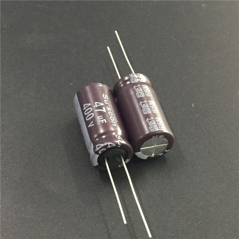 5pcs 47uF 400V Su'scon SD Series 12.5x26mm High Frequency Low Impedance 400V47uF Aluminum Electrolytic capacitor ► Photo 1/2