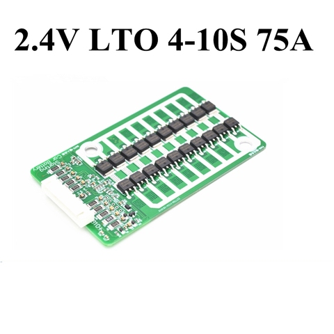 800A Car Start High Current 2.4V 2.3V 4S To 10S Lithium Titanate LTO Multi-string 75A 95A Lithium Protection Board Balanced BMS ► Photo 1/1