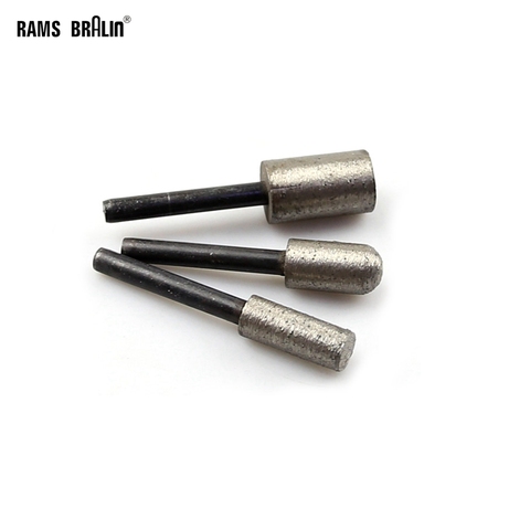 1 piece 6mm Shaft Mounted Sintered Diamond Mounted Grinding Point Stone Engraving Carving Grinding Head ► Photo 1/6