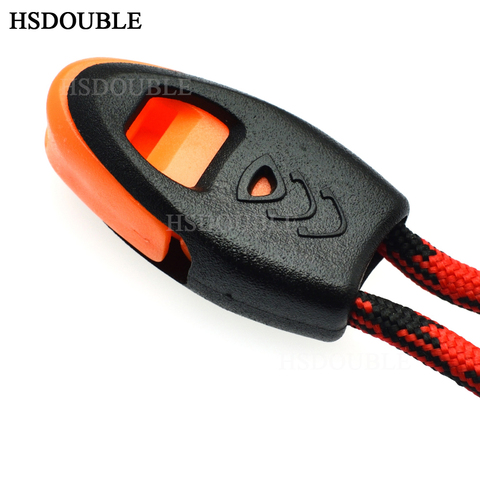 Emergency Whistle Zipper Pull Cord Ends Lock Paracord Knife Lanyard Survival Outdoor Camping Travel Kits ► Photo 1/6