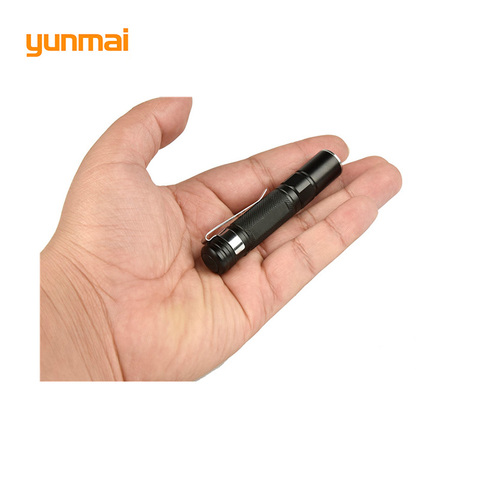 Small Daily Carry-on Flashlight Hot Sale Q5 Led Black Mini Penlight Working Emergency Linternas Zaklamp 1 Mode Simple Torches ► Photo 1/6