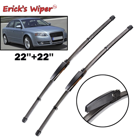 Erick's Wiper LHD Front Wiper Blades For Audi A4 B7 S4 RS4 2004 - 2008 Windshield Windscreen Front Window 22