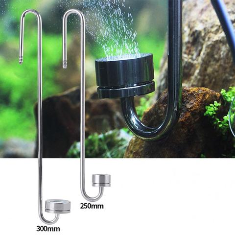 2 Types Aquarium Ultra-thin Stainless Steel CO2 Atomizer System Diffuser Fish Tank Aquatic Water Plant Carbon Dioxide Atomizer ► Photo 1/6