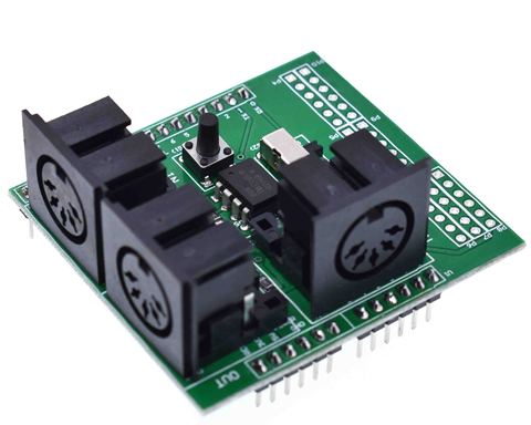 MIDI Shield Musical Breakout Board Instrument Digital Interface Adapter Plate For Compatible Arduino Adapter Board Module ► Photo 1/5