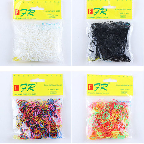 1000Pcs Small Colorful Elastic Hair Rubber Bands for Hair Ponytail
