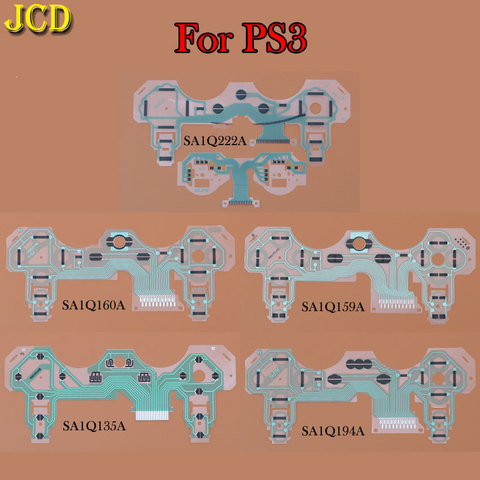 JCD 1PCS Buttons Ribbon Circuit Board for Dualshock 3 PS3 Controller SA1Q160A SA1Q159A Conductive Film Keypad Flex Cable ► Photo 1/6
