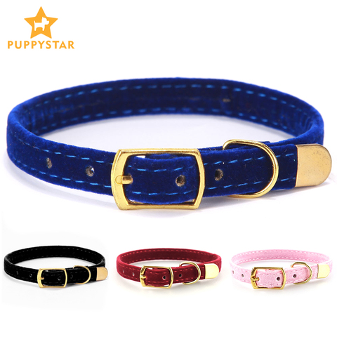 Cat Collar With Bell Safety Cat Collars Puppy Dog Collar For Cats Small Dogs Kittens Solid Pet Collar Chihuahua Products YS0032 ► Photo 1/6