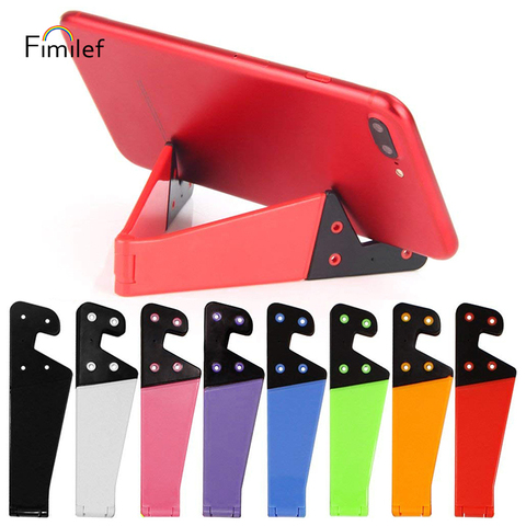 Fimilef Phone Holder Foldable Cellphone Support Stand for iPhone X Tablet Samsung S10 Adjustable Mobile Smartphone Holder Stand ► Photo 1/6