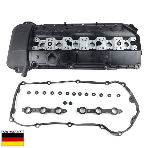 AP03 New 11121432928, 11121748630, 11 12 1 432 928, 11 12 1 748 630 For BMW ENGINE M54/M52 Cylinder Head Valve Cover + Gasket ► Photo 1/6