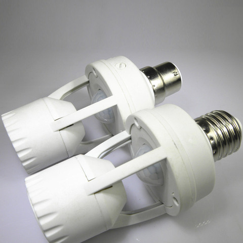 High Sensitivity PIR Motion Sensor E27 B22 E14 LED lamp Base Holder With light Control Switch Infrared Induction Bulb Socket ► Photo 1/6