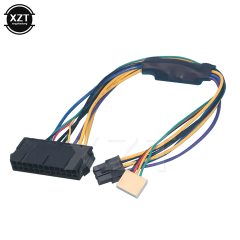 Hot sale ATX 24pin to Motherboard 2-port 6pin 30cm adapter Power supply cable Cord for HP Z220 Z230 SFF Mainboard server running ► Photo 1/1