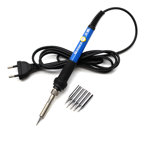 60W 220V Temperature Adjustable Electric Soldering Iron Station Portable Welding Repair Tool+5 Soldering Iron tips               ► Photo 1/6