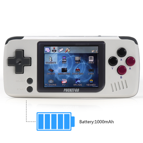 Video game console, PocketGo V1.3 CFW, Retro game console, Handle game players. ► Photo 1/6