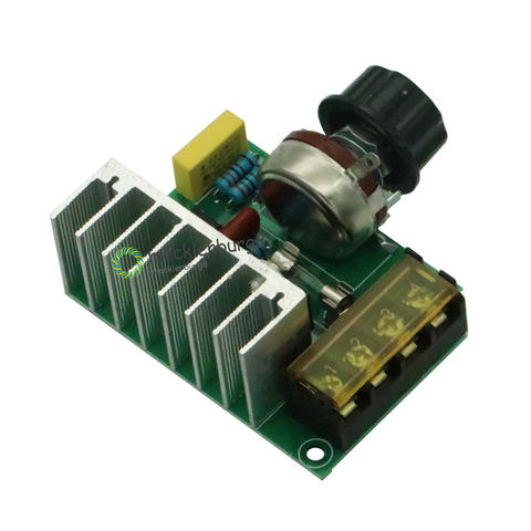 4000W 0-220V AC SCR Electric Voltage Regulator Motor Speed Controller Dimmers Dimming Speed With Temperature Insurance ► Photo 1/4
