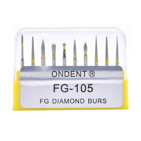 Dental Diamond Burs Drill Dental Burs Dia-burs for High Speed Handpiece Medium FG105 106 Dental Tools Dentistry Lab ► Photo 1/6