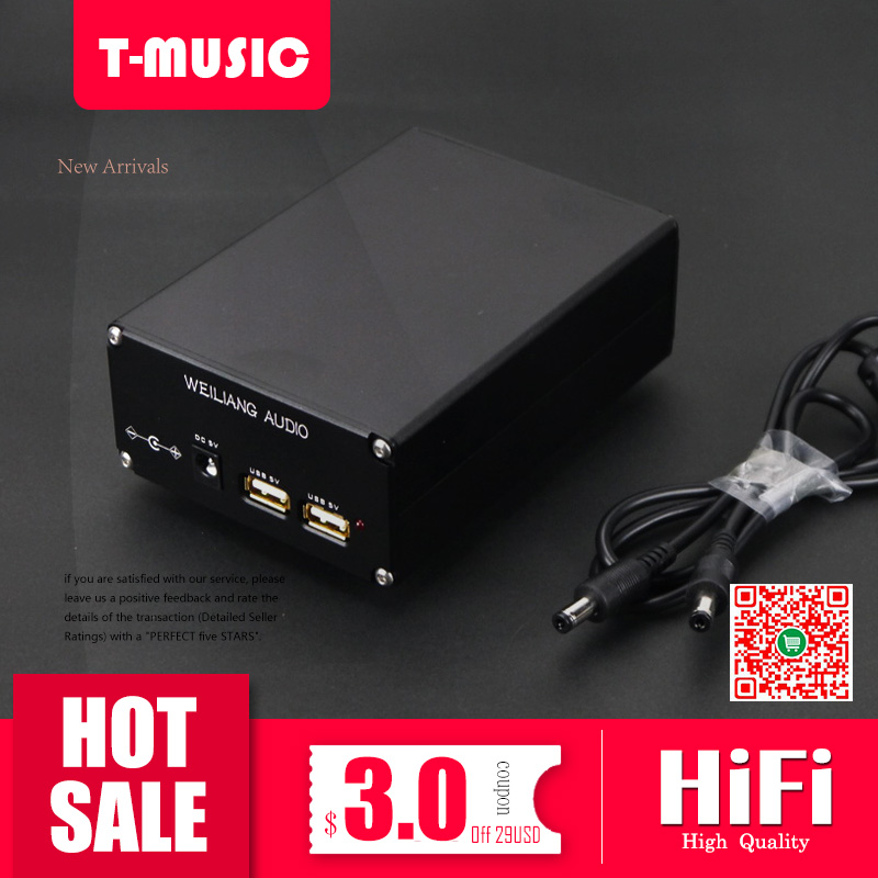 Nobsound 25W USB DC5V-24V Adjustable DC Regulated Linear Power Supply HiFi Audio