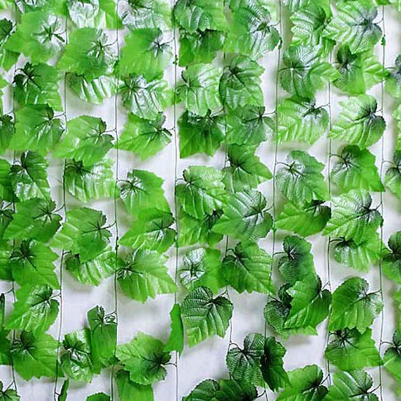 7.87 ft Ivy Artificial Leaf Plants Vine Fake Foliage Garland Home Garden Decor 