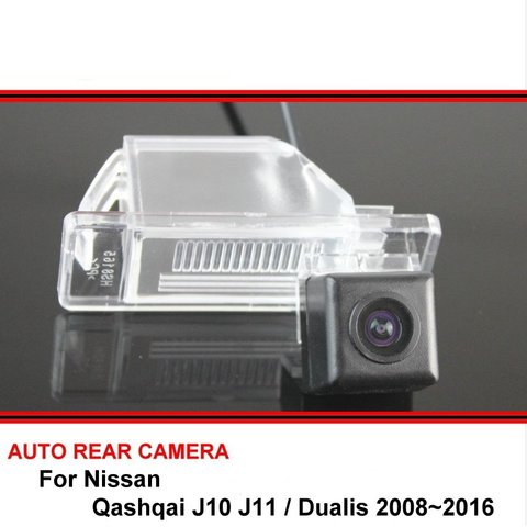 For Nissan Qashqai J10 J11 Dualis 2008~2016 trasera Night Vision Rear View Reversing Camera Car Back up Camera HD CCD ► Photo 1/4