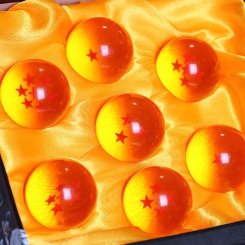 Crystal Balls 3.5CM Set Of 7 PCS Balls Complete Set Classic Action Figures Toys ► Photo 1/5
