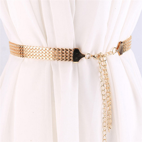 Women Fashion Belt Hip High Waist Gold Narrow Metal Chain Chunky Fringes - Price history & Review | AliExpress Seller - miejue05529 Store | Alitools.io Women Fashion Belt Hip High Waist Gold Narrow Metal Chain Chunky Fringes - Price history & Review | AliExpress Seller - miejue05529 Store | Alitools.io