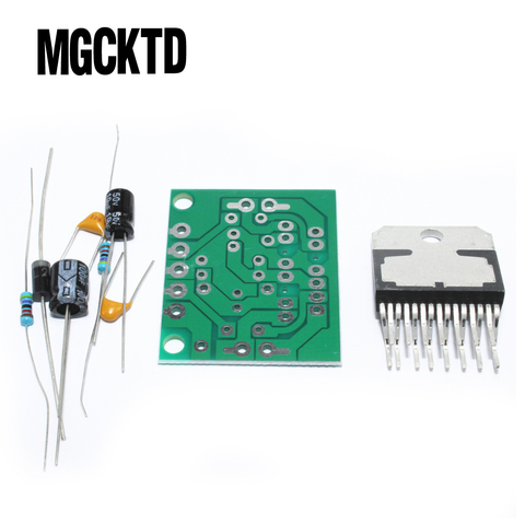 TDA7297 amplifier board spare parts dc 12v grade 2.0 dual audio encoding 15w electronic diy kit ► Photo 1/3