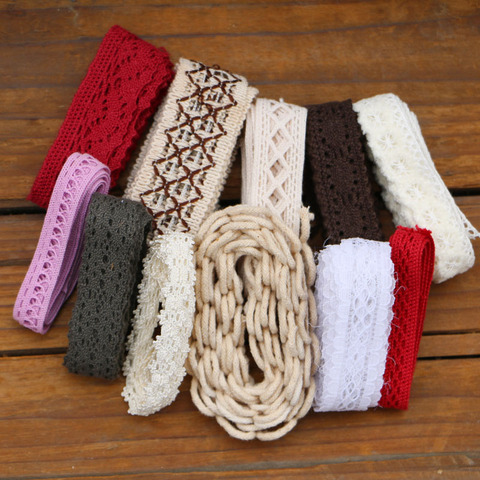 Heat! 5 yards 1cm-5cm cotton lace sewing supplies, DIY jewelry / clothing accessories LACE TRIM ► Photo 1/6