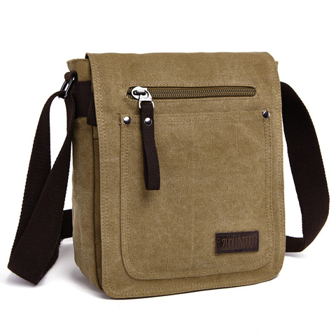 Hot! New Arrive Canvas Bag Vintage Messenger Bag Brand Business Casual Travel Shoulder Bag Unisex Crossbody Bag Male Bolsa B24 ► Photo 1/6