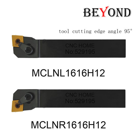 OYYU MCLNR 16MM External Turning Tool Holder MCLNR1616H12 Lathe Cnc Borning Bar MCLNL CNMG Tungsten Carbide Insert CNMG120404 ► Photo 1/5