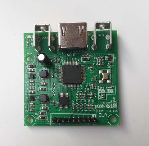 HDMI Isolation and Extraction of Digital Audio Signal I2S/DSD/SPDIF Module ► Photo 1/1