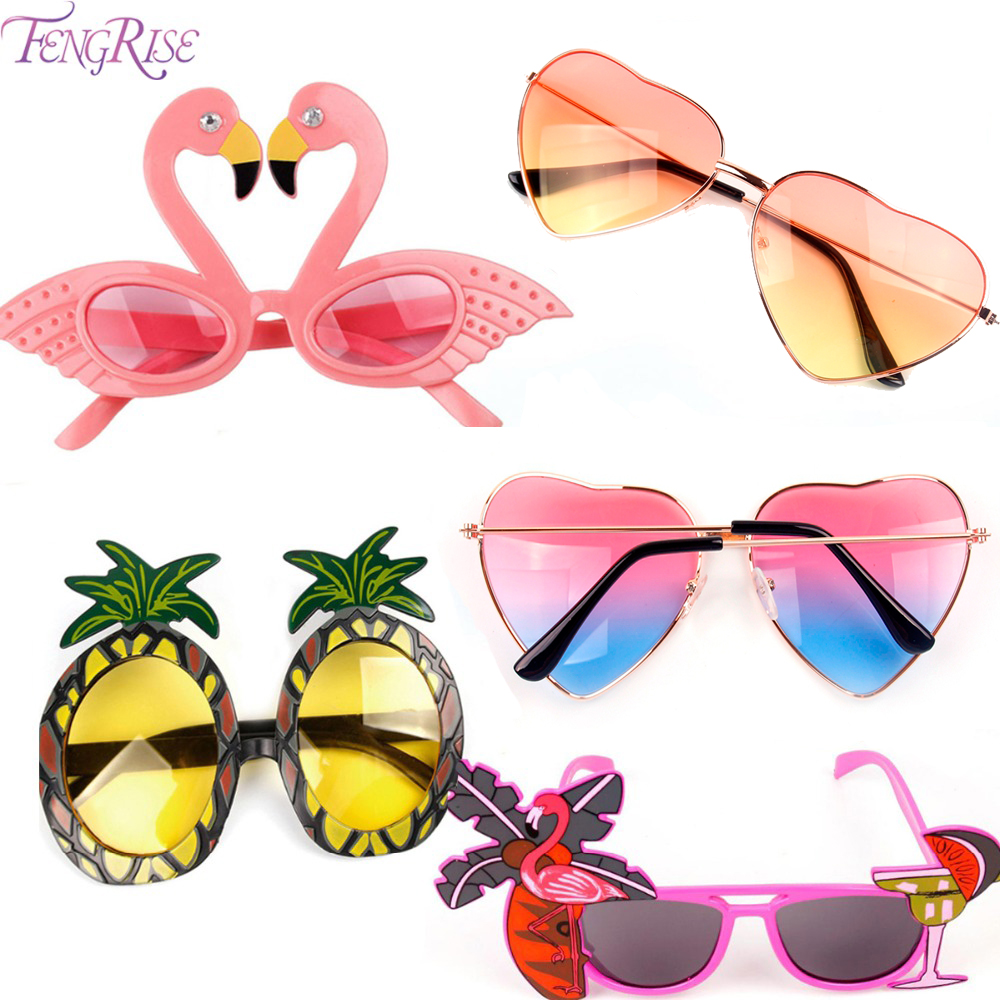 Hawaiian Tropic Sunglasses Summer Party Fancy Dress Beach Costume Xmas Flamingo