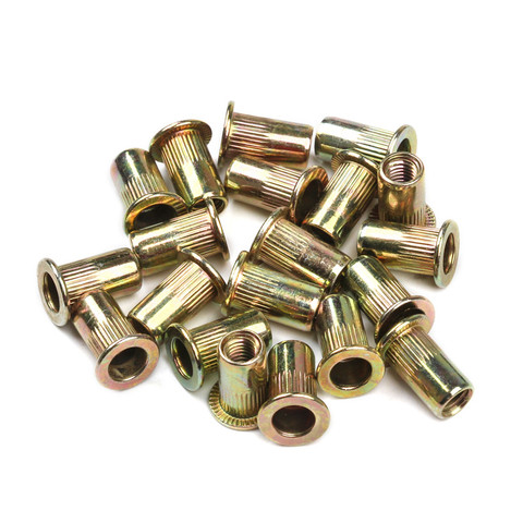 50/10pcs Carbon Steel Rivet Nuts M3 M4 M5 M6 M8 M10 Multi Size Flat Head Rivnut Nuts Set Nuts Insert Rivet Tool ► Photo 1/4