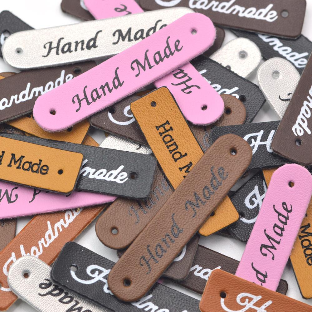 Wholesale custom leather labels and tags for clothing