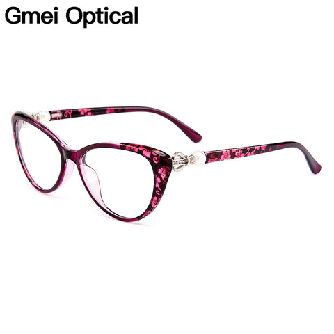 Gmei Optical Ultralight TR90 Cat Eye Women Optical Glasses Frame Eyeglasses Frames For Women Myopia Hyperopia Spectacles M1711 ► Photo 1/6