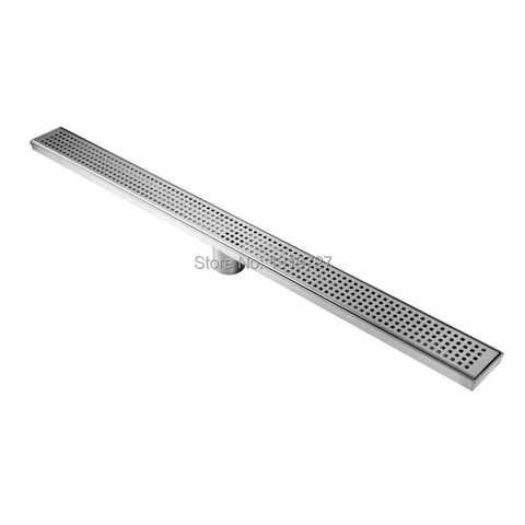 Bagnolux New 600/700/800/900/1000mm High Quality Square 304 Stainless Steel Long Linear Floor Grate Waste Bathroom Shower Drain ► Photo 1/6