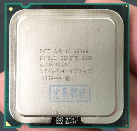 PC computer Intel Core2 Quad Processor Q8300 (4M Cache, 2.50 GHz, 1333 MHz FSB) LGA775 Desktop CPU ► Photo 1/2