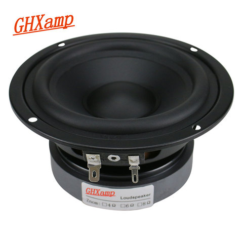 GHXAMP 4.5 Inch Hifi Mid-Bass Speaker 80W 115mm Medium Woofer Loudspeaker For Bookshelf Car Audio Rubber edge 1PC ► Photo 1/6