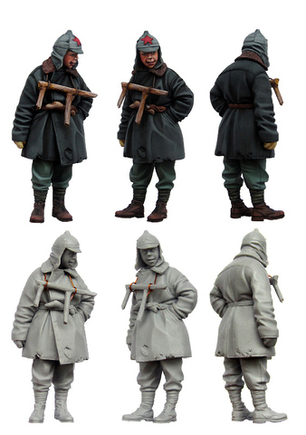 [tuskmodel] 1 35 scale resin model figures kit WW2 children of war set1 ► Photo 1/1