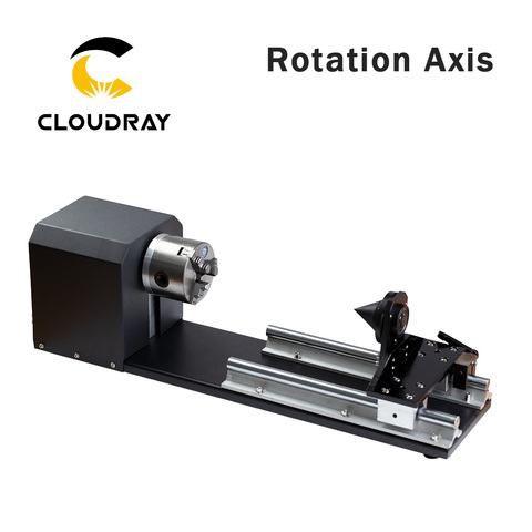 Cloudray Rotary Engraving Attachment with Chucks Stepper Motors for Laser Engraving Cutting Machine Model B ► Photo 1/5
