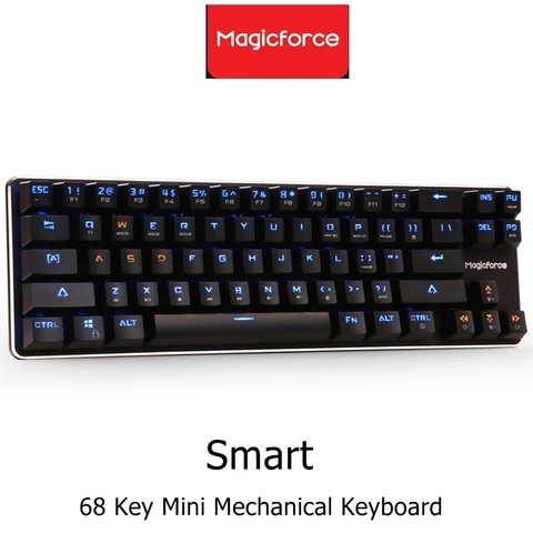 All New Magicforce Smart 68 Keys USB Wired Backlit Antighosting Mechanical Gaming Keyboard Gateron Brown,Blue,Red  Axis ► Photo 1/1