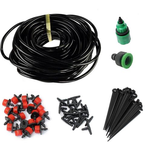 5m 15m 25m DIY Drip Irrigation System Automatic Plant Self Watering Garden Hose Garden Watering System with Adjustable Drippers ► Photo 1/6