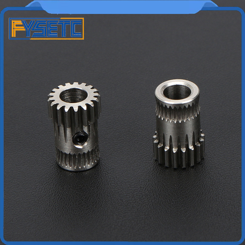 1pc Prusa i3 Steel Pulleys Prusa i3 MK2/MK3 3D Printer Parts Cloned Btech Dual Gears DIY Kit 3D Printer Gears Extrusion Wheel ► Photo 1/1
