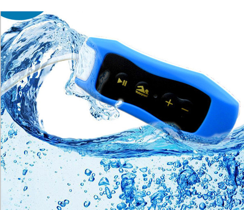 003 Waterproof IPX8 Clip MP3 Player FM Radio Stereo Sound 4G/8G Swimming Diving Surfing Cycling Sport Music Player ► Photo 1/6